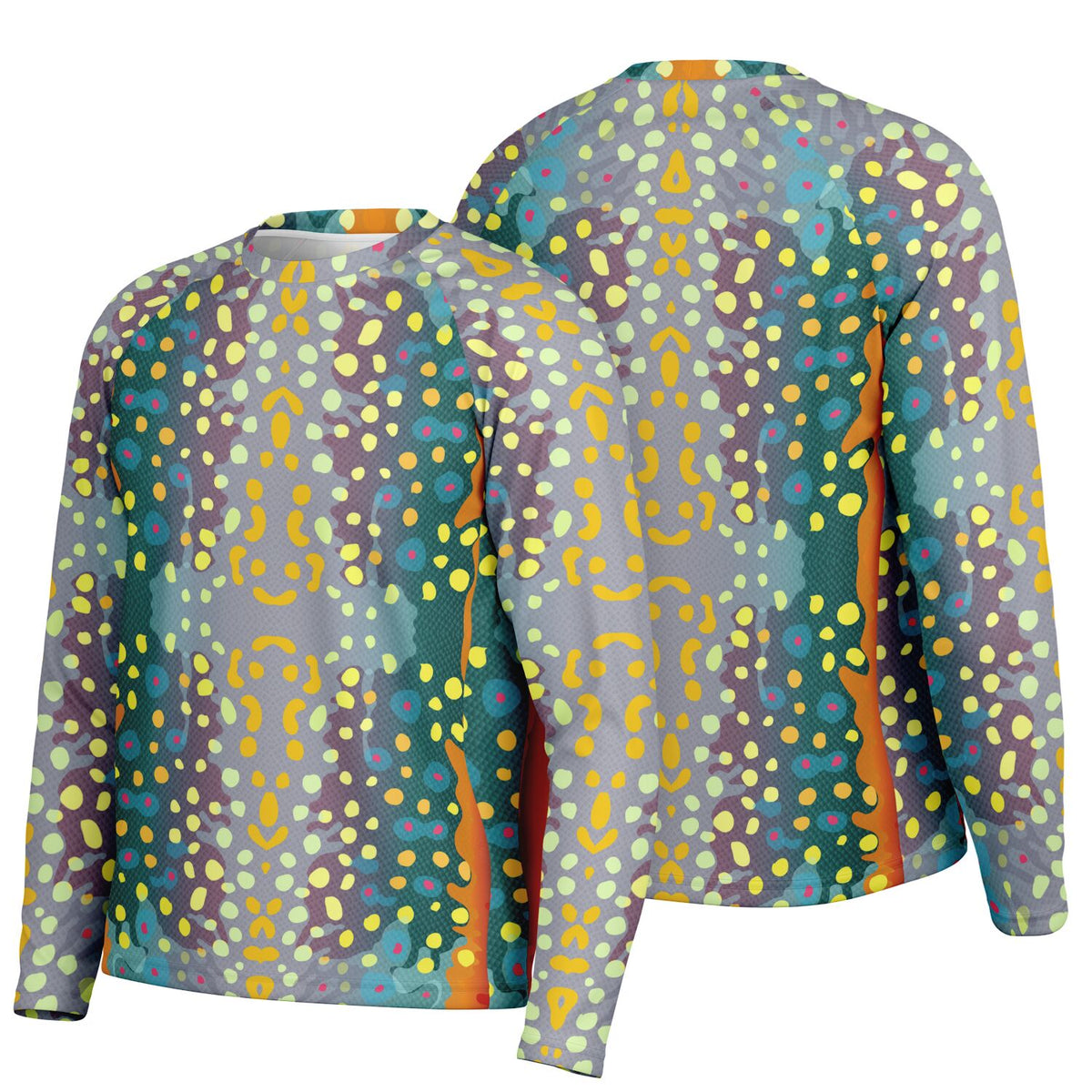 Men's Long Sleeve Performance Shirt - AOP
