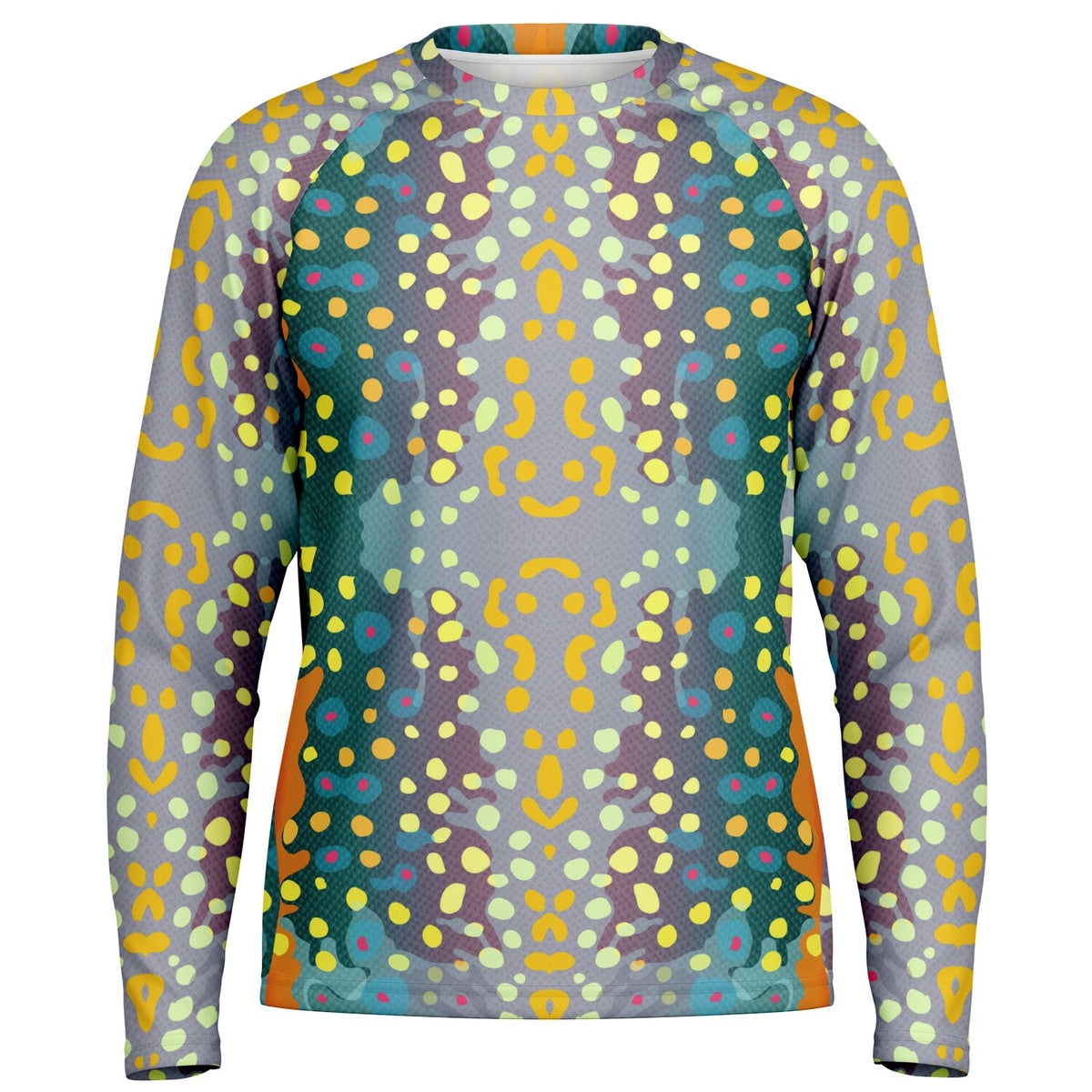 Men's Long Sleeve Performance Shirt - AOP